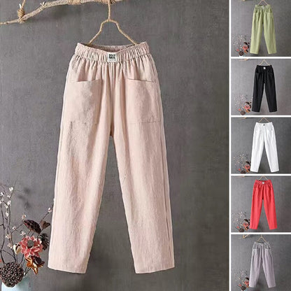 Sabina - Hose - Lässig - Baumwoll-Materialien / Vielseitiges Design - Ideal für Frühling