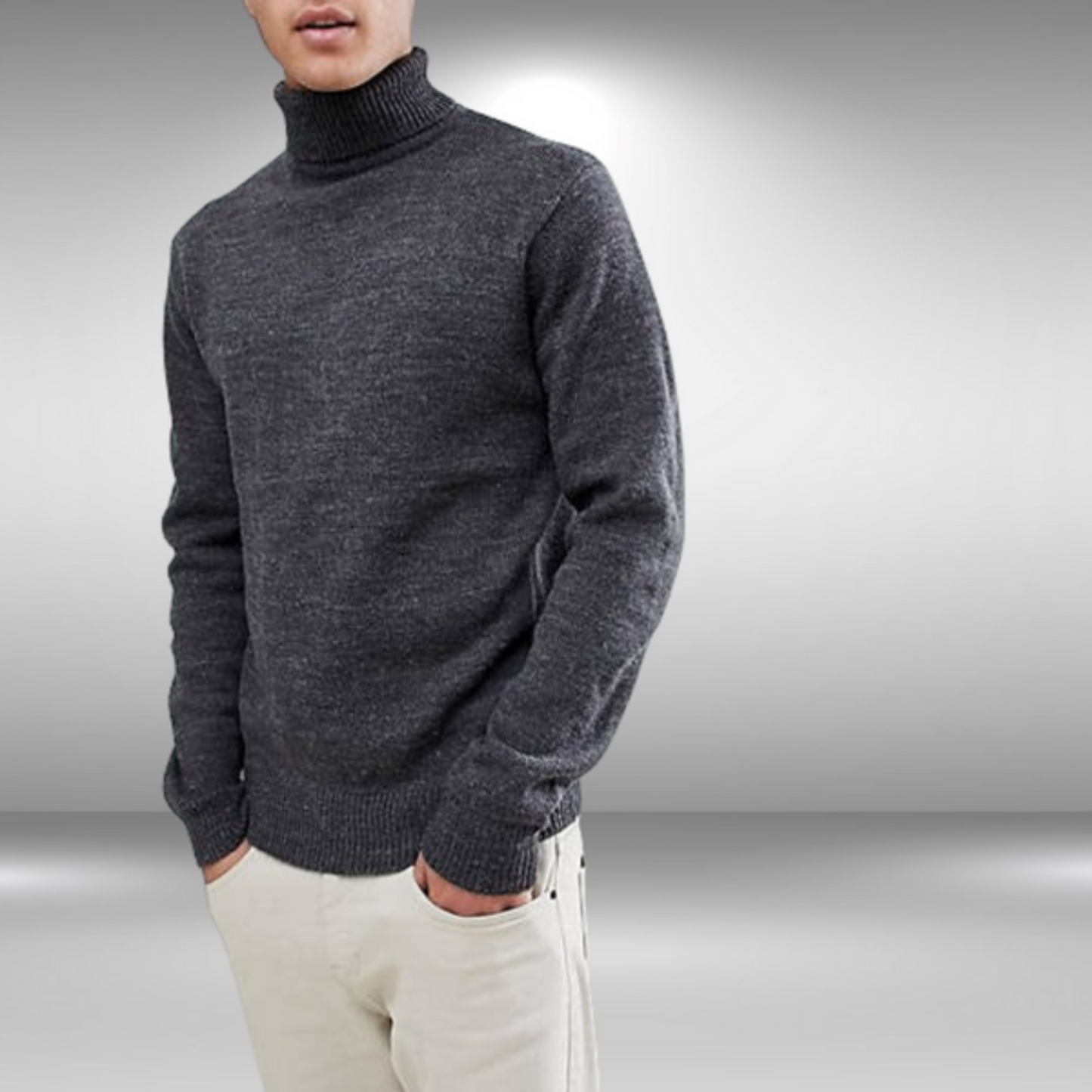 Yvan - Rollkragenpullover - Klassisch - Maßgeschneiderte Passform - Ideal für Herbst/Winter