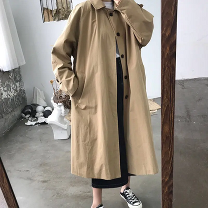 Stylischer Oversized Trenchcoat für Damen | Ideal für den Winter