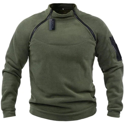 Gildo - Fleecepullover - Sport & Freizeit - Dunkelgrau, Hochleistungsstoff - Ideal für Herbst