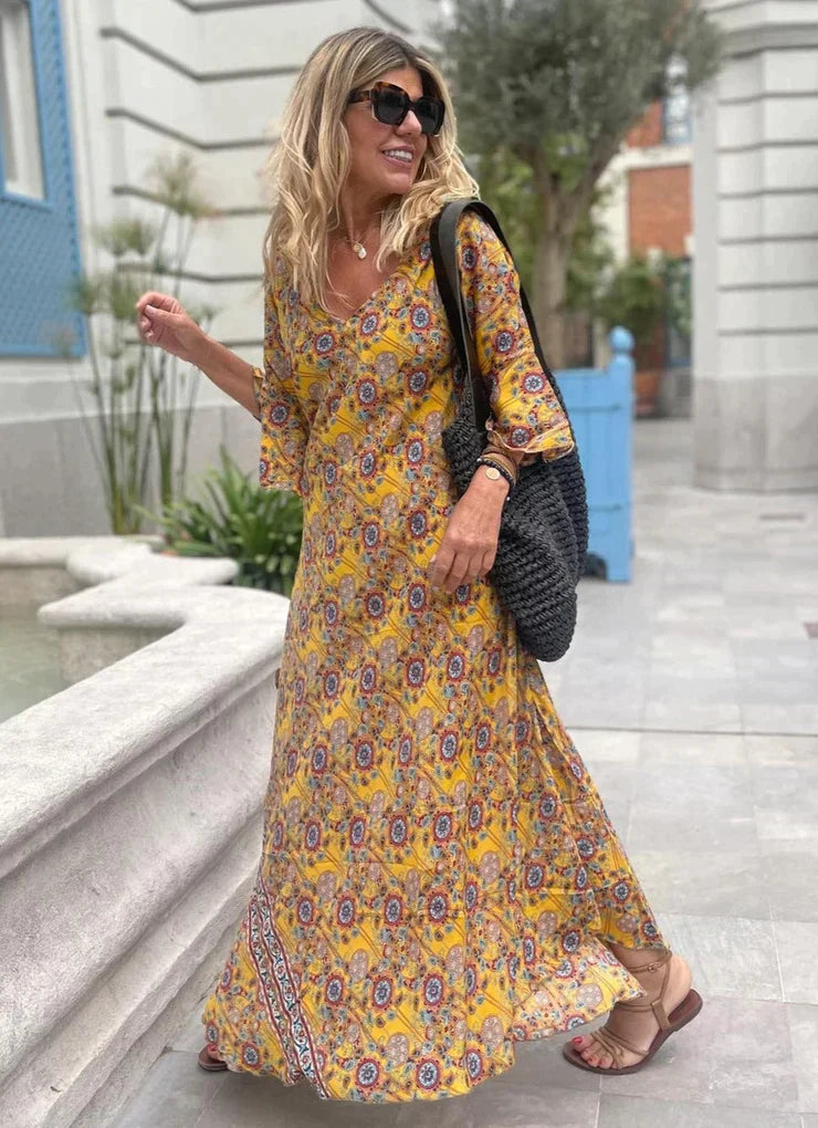 Berithel - Maxi Kleid - Lässig - Hochwertiges Material - Ideal für den Sommer