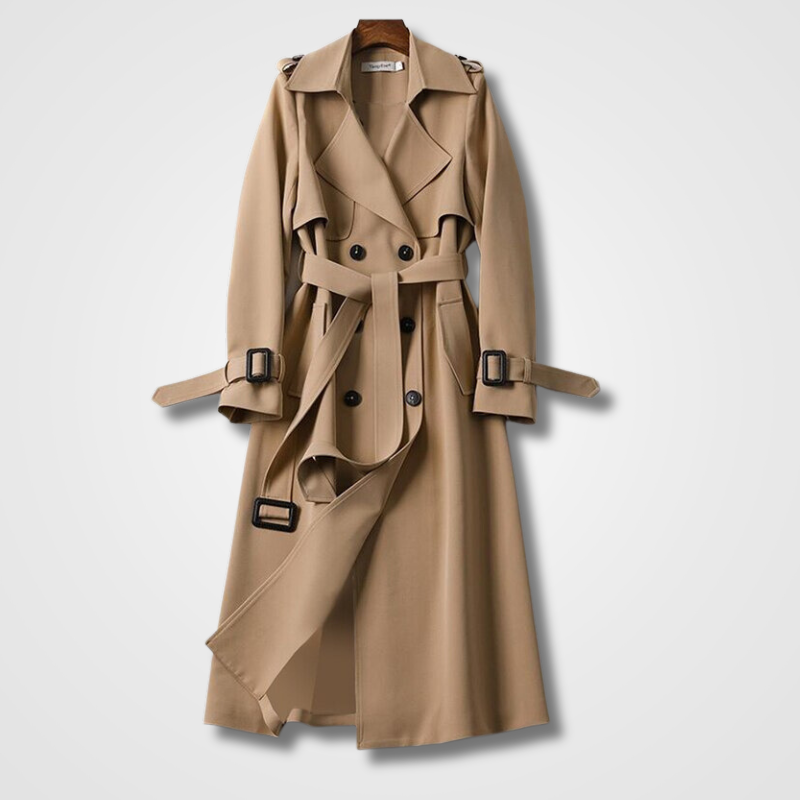 Charlotte - Damen Frühling Eleganter Trenchcoat mit Vielseitigem Design