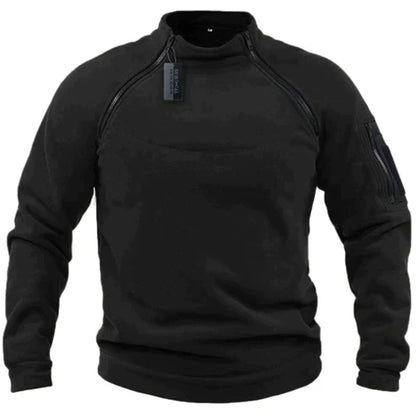 Gildo - Fleecepullover - Sport & Freizeit - Dunkelgrau, Hochleistungsstoff - Ideal für Herbst