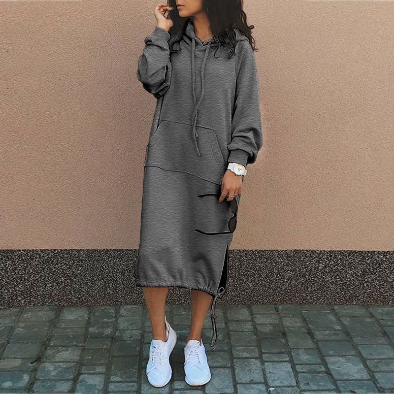 Donara - Lässiges Sweatshirt-Kleid für Frauen