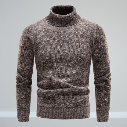 Ludwig - Rollkragenpullover - Elegant - Schwarz / Luxuriöses Material - Formelle Anlässe