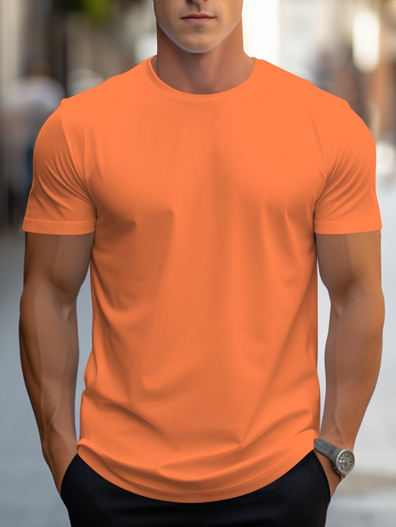 Hudson- Stylisches schmal geschnittenes Sommer-T-Shirt