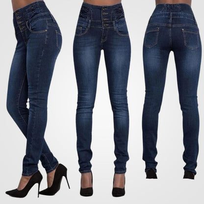 Tiina - Bequeme Denim-Jeans mit hoher Taille