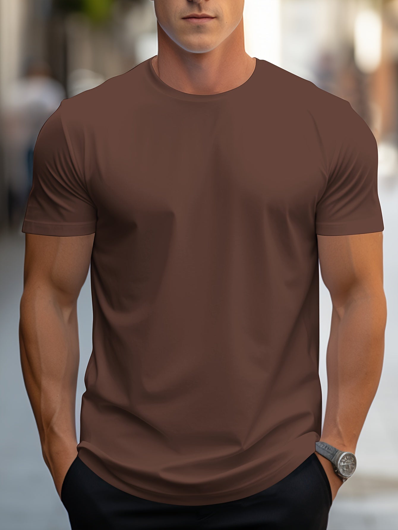 Hudson- Stylisches schmal geschnittenes Sommer-T-Shirt