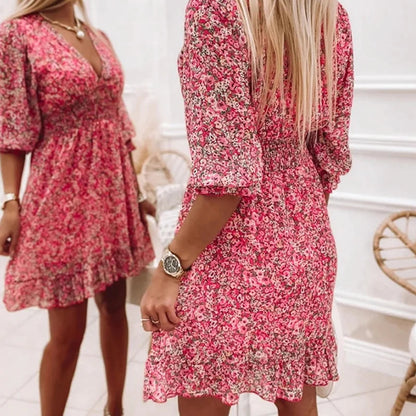 Valora - Kurzes Kleid - Boho - Moderner Stil - Ideal für den Sommer