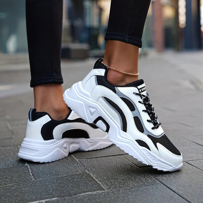 Trendy Modische Plattform-Chunky Sneakers für Damen | Perfekt für den Alltag