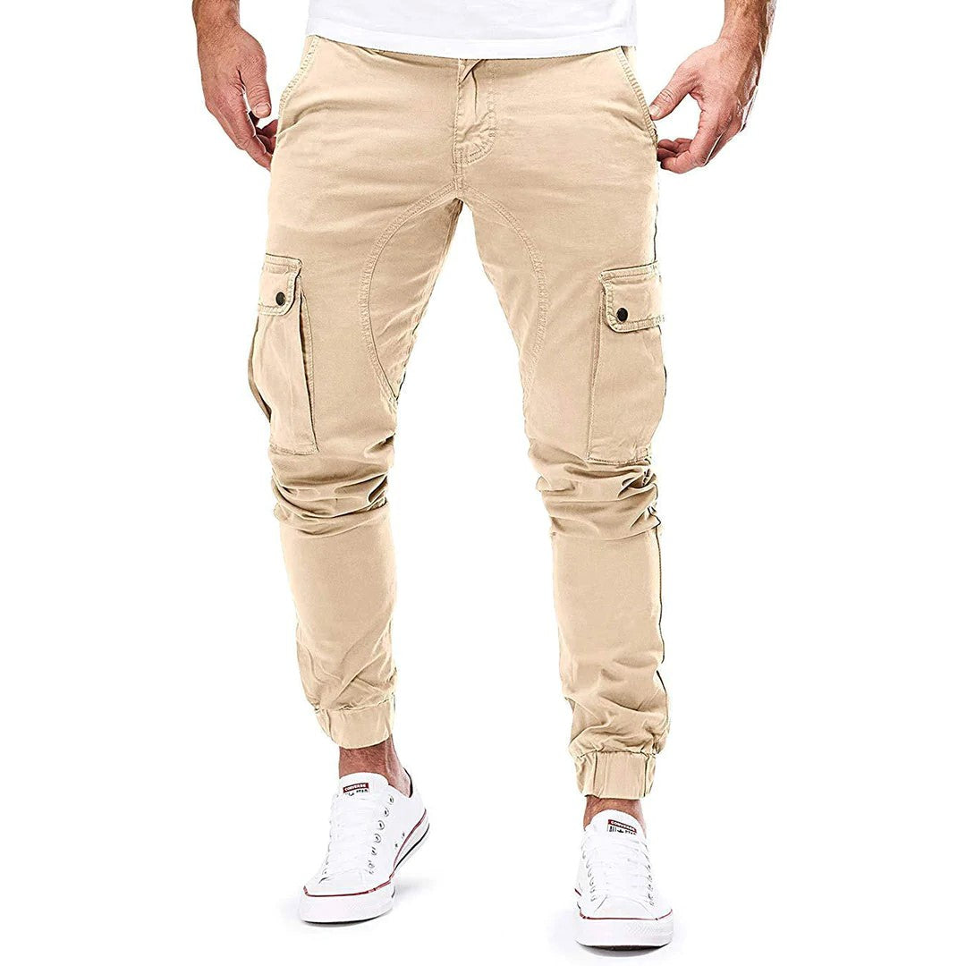 Oskar - Cargohose - Sport & Freizeit - Khaki Hochleistungsstoff - Alltagstauglich