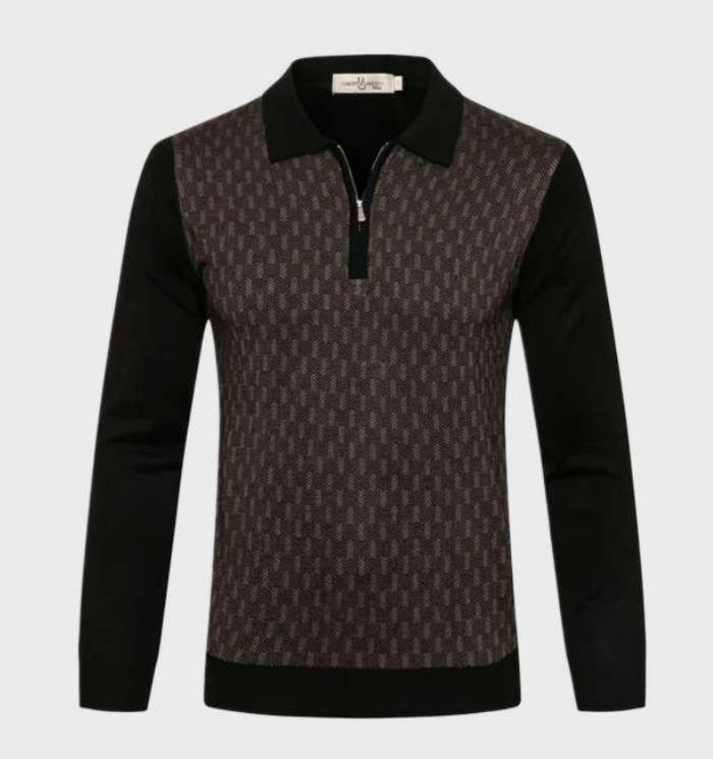 Dimitrios - Polo-Pullover mit Reißverschluss - Klassisch - Trendy - Ideal für Herbst/Winter