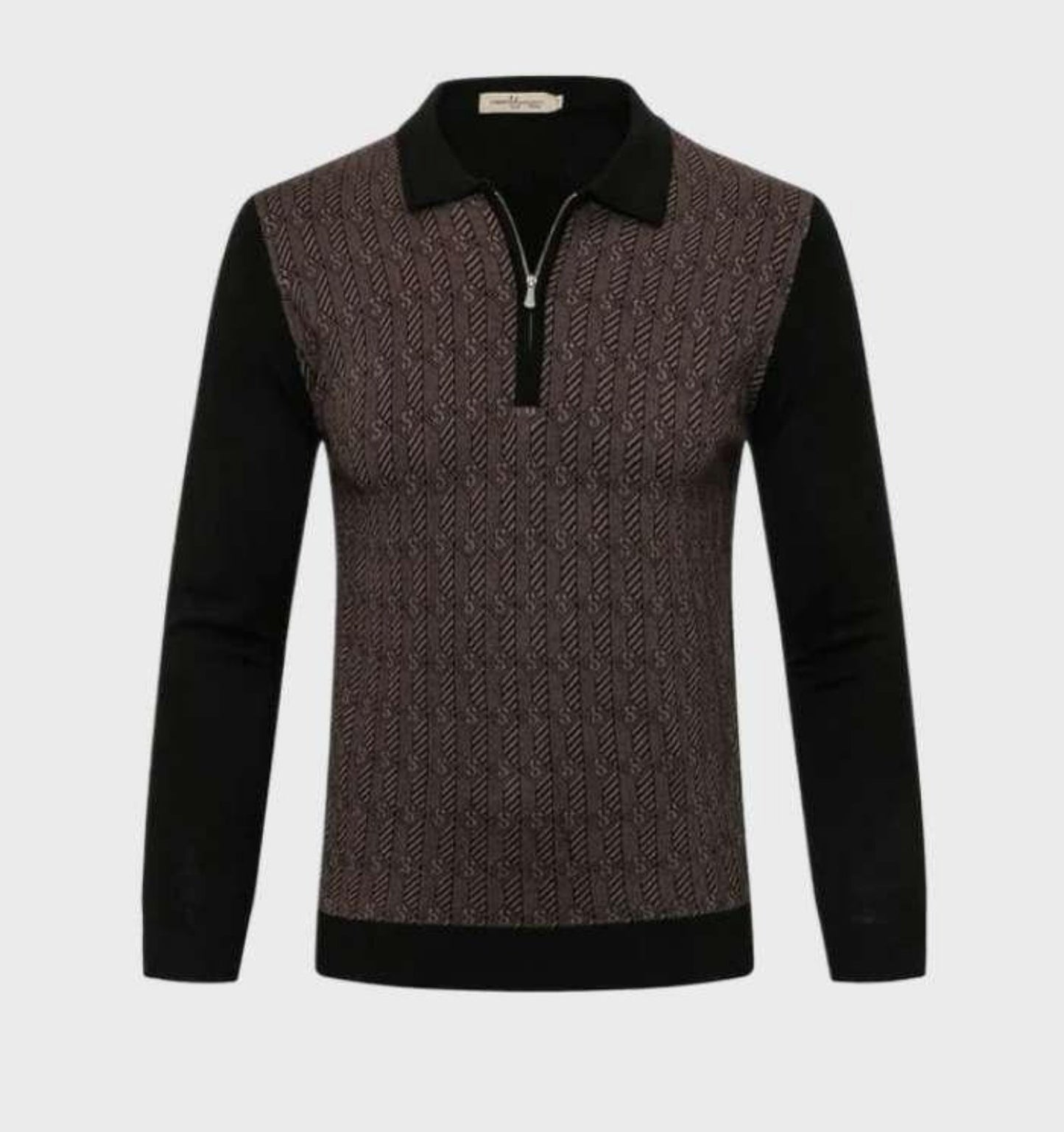 Dimitrios - Polo-Pullover mit Reißverschluss - Klassisch - Trendy - Ideal für Herbst/Winter