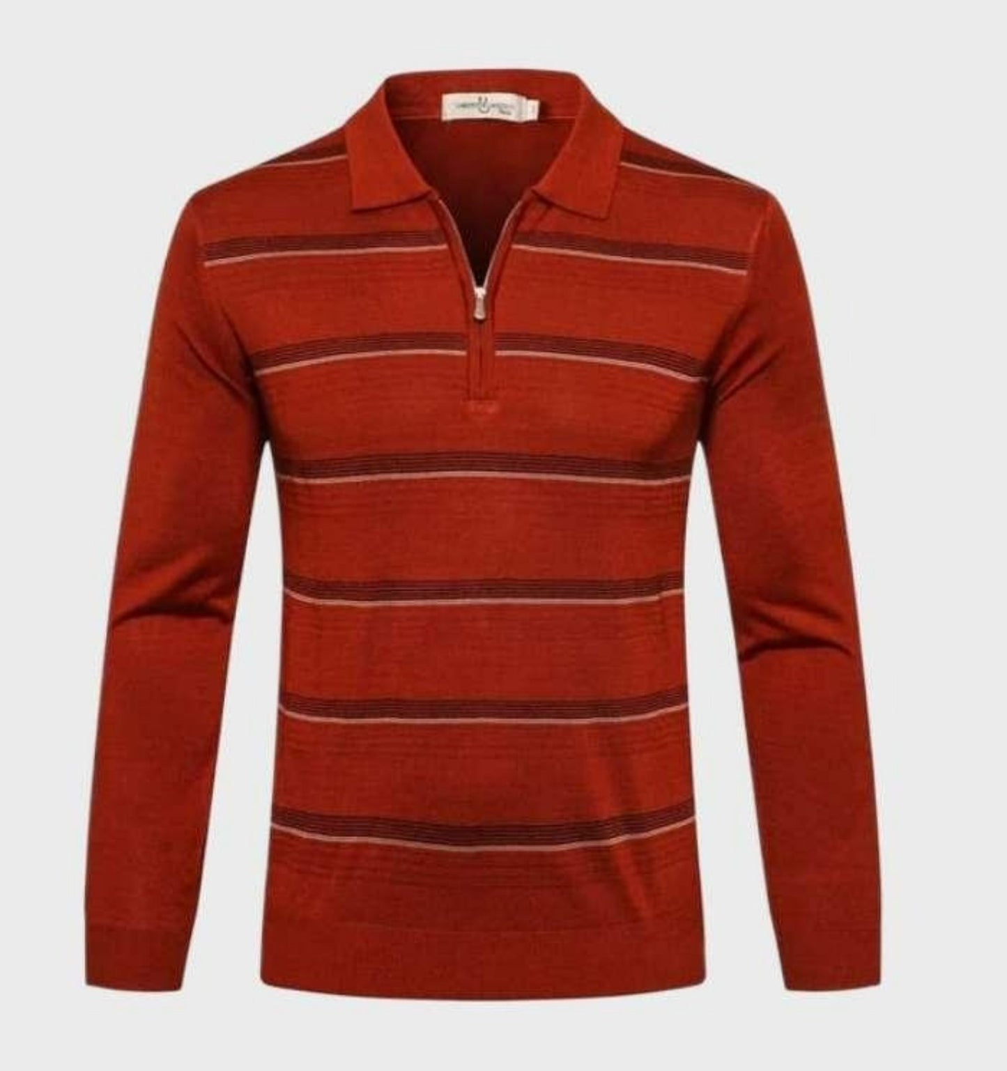 Dimitrios - Polo-Pullover mit Reißverschluss - Klassisch - Trendy - Ideal für Herbst/Winter