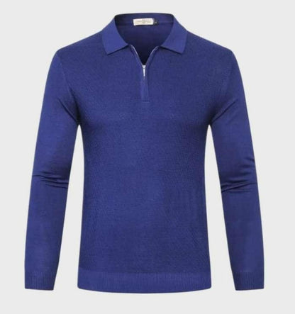 Dimitrios - Polo-Pullover mit Reißverschluss - Klassisch - Trendy - Ideal für Herbst/Winter