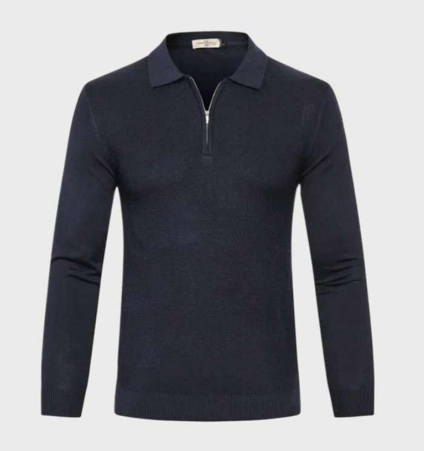 Dimitrios - Polo-Pullover mit Reißverschluss - Klassisch - Trendy - Ideal für Herbst/Winter