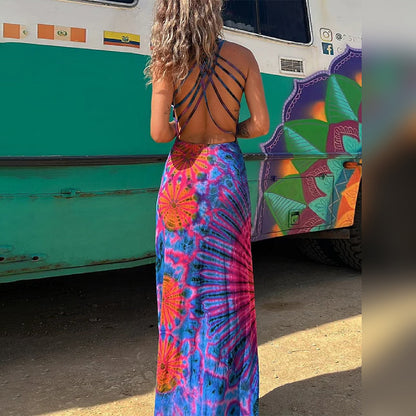 Elea - Tie-Dye Sommerkleid