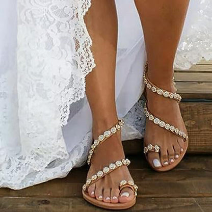 Renate - Sandalen - Boho - Luxuriöses Material - Ideal für Sommer