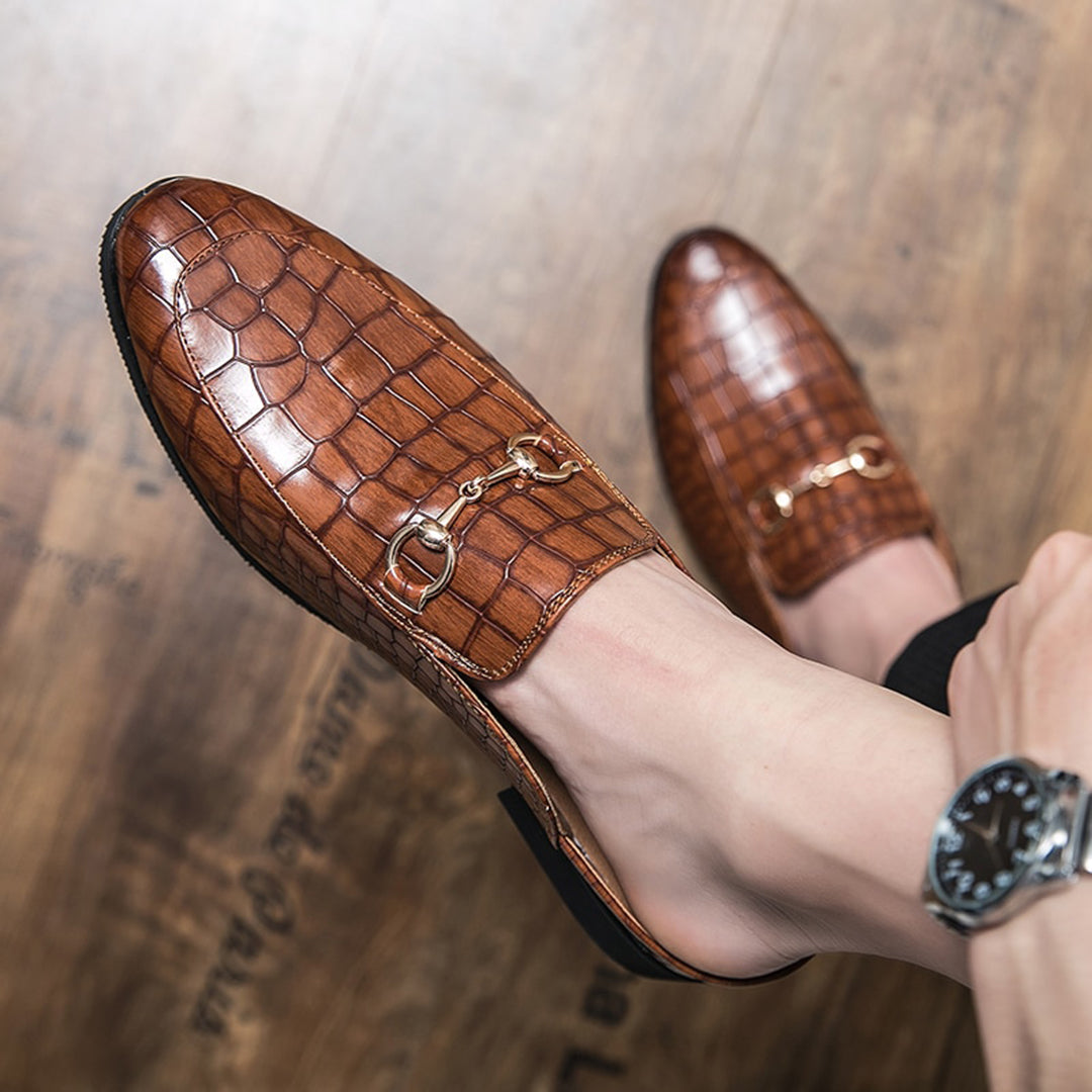 Bendix - Loafers - Elegant - Luxuriöses Formaler Stil / Krokodilmotiv - Formelle Anlässe