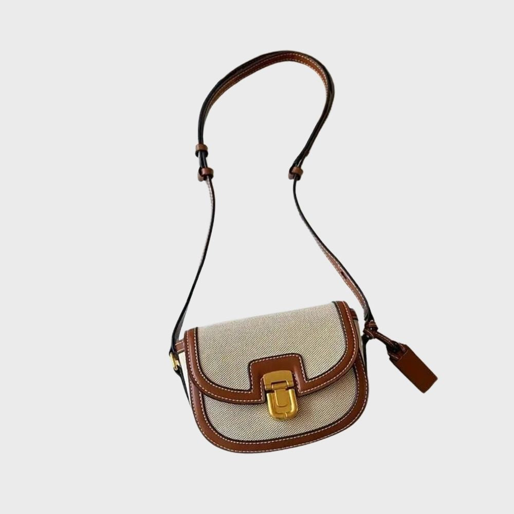 Adelinde - Mini-Crossbody-Tasche - Schick/Elegant - Braun/Verstellbare Passform - Alltagstauglich