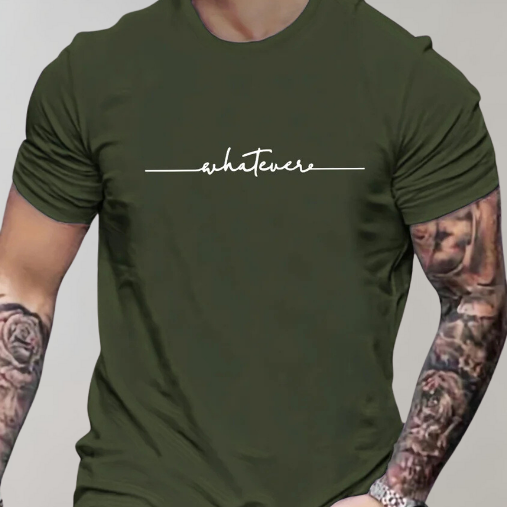 Bastian - Herren Freizeit-T-Shirt mit Rundhalsausschnitt