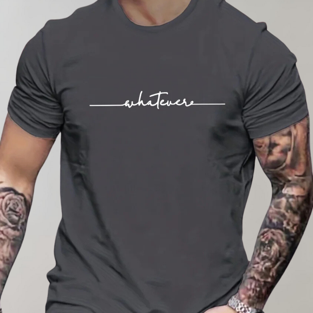 Bastian - Herren Freizeit-T-Shirt mit Rundhalsausschnitt