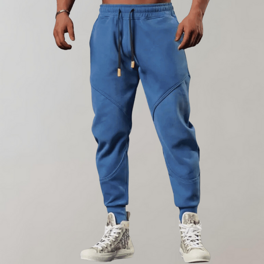 Rüdiger - Herren Jogginghose - Lässig - Blau/Materialien/Hochleistungsstoff - Alltagstauglich