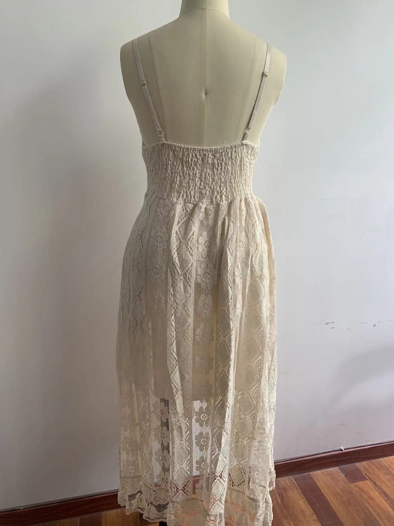 Jolanta - Kleid - Boho - Zarte Spitze / Vielseitiges Design - Ideal für Sommer