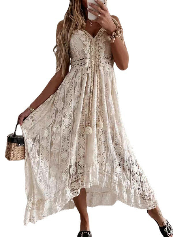 Jolanta - Kleid - Boho - Zarte Spitze / Vielseitiges Design - Ideal für Sommer