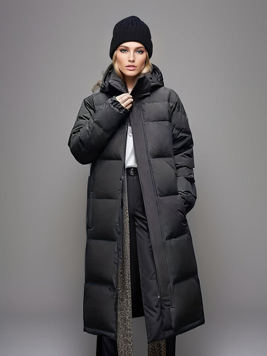 Stylischer Langer Winter Daunenmantel für Damen | Ideal für den Winter