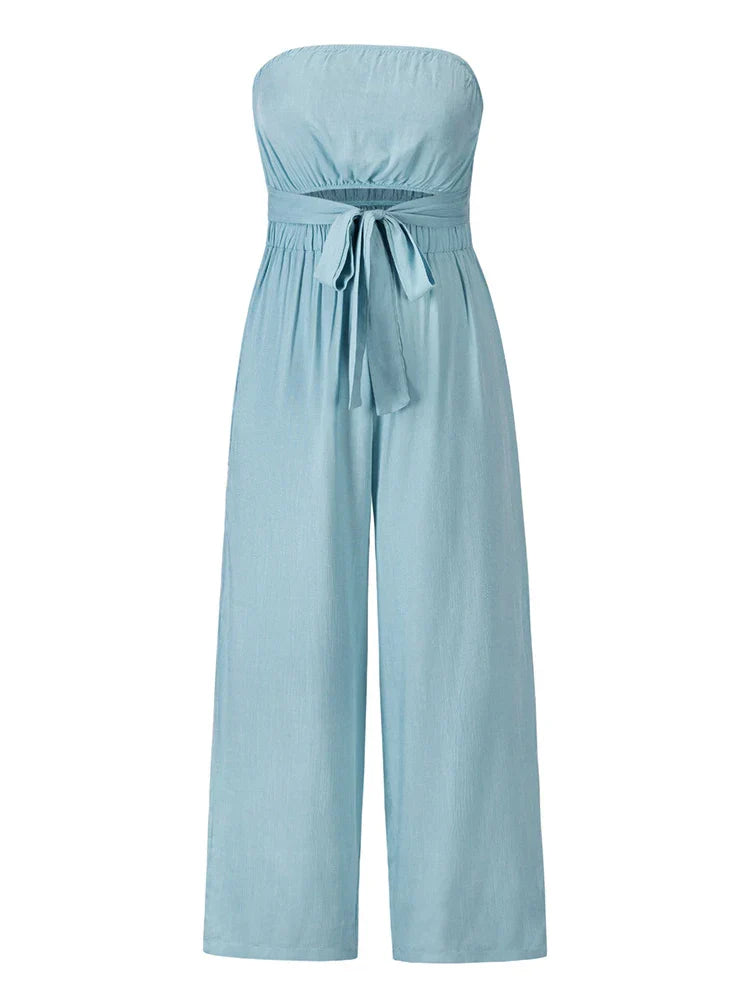 Umara - Trägerloser Jumpsuit - Schick - Moderner Stil - Ideal für den Sommer