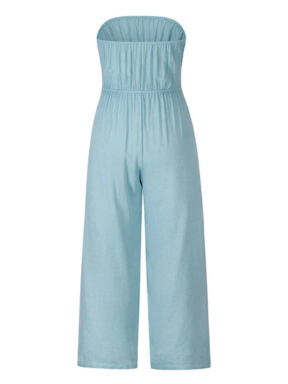 Umara - Trägerloser Jumpsuit - Schick - Moderner Stil - Ideal für den Sommer