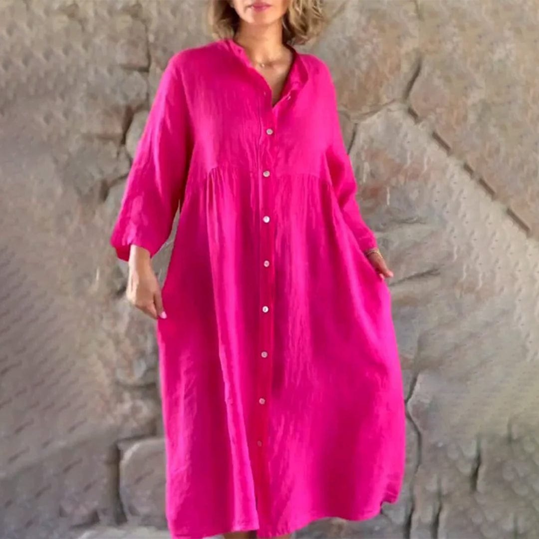 Winona - Langes Kleid - Schick - Cotton - für den Sommer