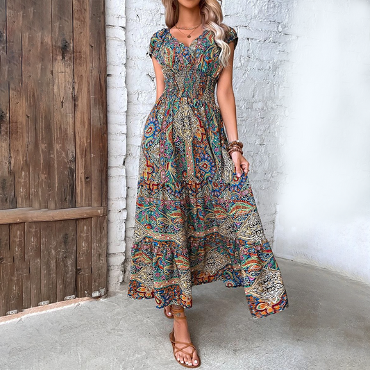 Alicia - Maxikleid - Boho - Hochwertiges Materialien - Alltagstauglich