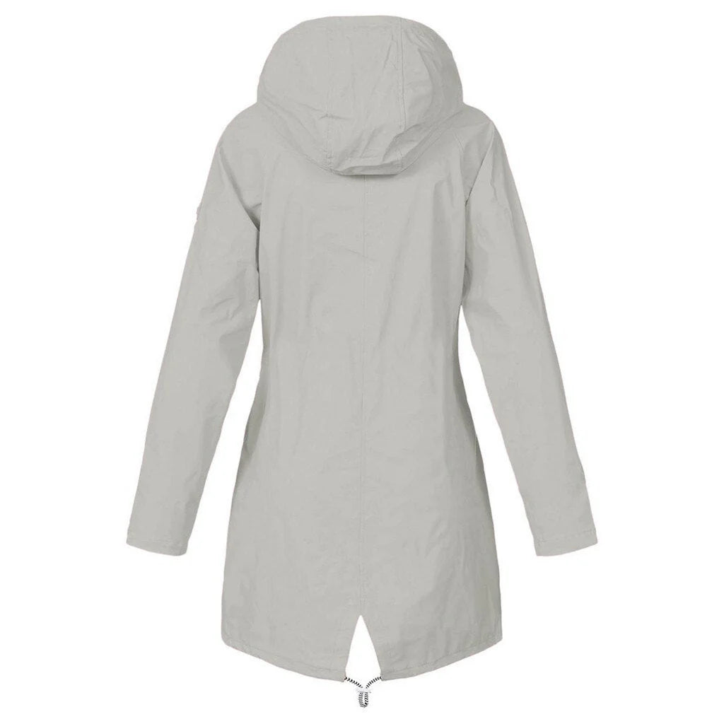 Wasserdichte Klassische Elegante Outdoor Regenjacke für Damen | Perfekt für Outdoor Aktivitäten