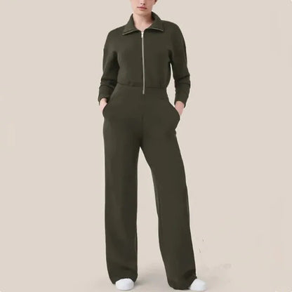 Floriel - Jumpsuit mit weitem Bein - Lässig - Hochwertiger Stoff - Alltagskleidung