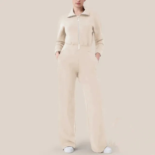 Floriel - Jumpsuit mit weitem Bein - Lässig - Hochwertiger Stoff - Alltagskleidung