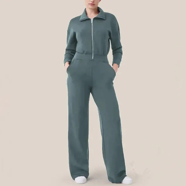 Floriel - Jumpsuit mit weitem Bein - Lässig - Hochwertiger Stoff - Alltagskleidung