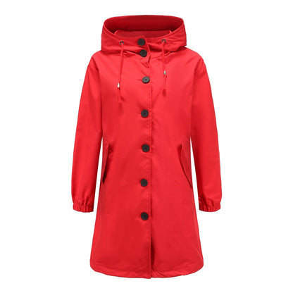 Eleganter Zweireihiger Trenchcoat mit Gürtel für Damen | Ideal für den Winter