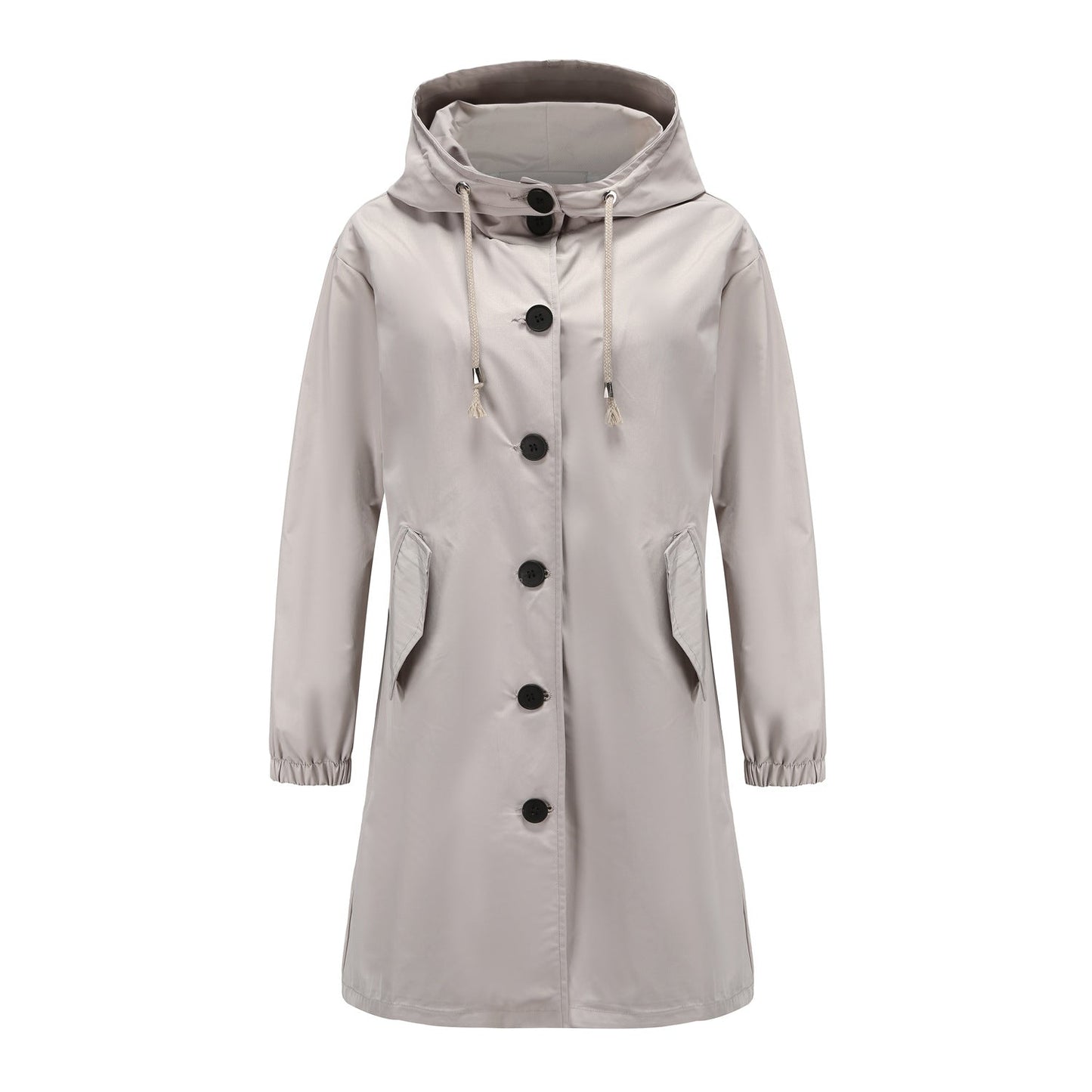 Eleganter Zweireihiger Trenchcoat mit Gürtel für Damen | Ideal für den Winter