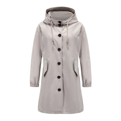 Eleganter Zweireihiger Trenchcoat mit Gürtel für Damen | Ideal für den Winter