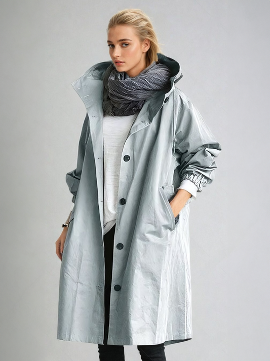 Moderner Eleganter Wasserfester Trenchcoat für Damen | Ideal für den Winter