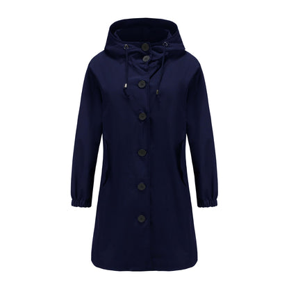 Eleganter Zweireihiger Trenchcoat mit Gürtel für Damen | Ideal für den Winter