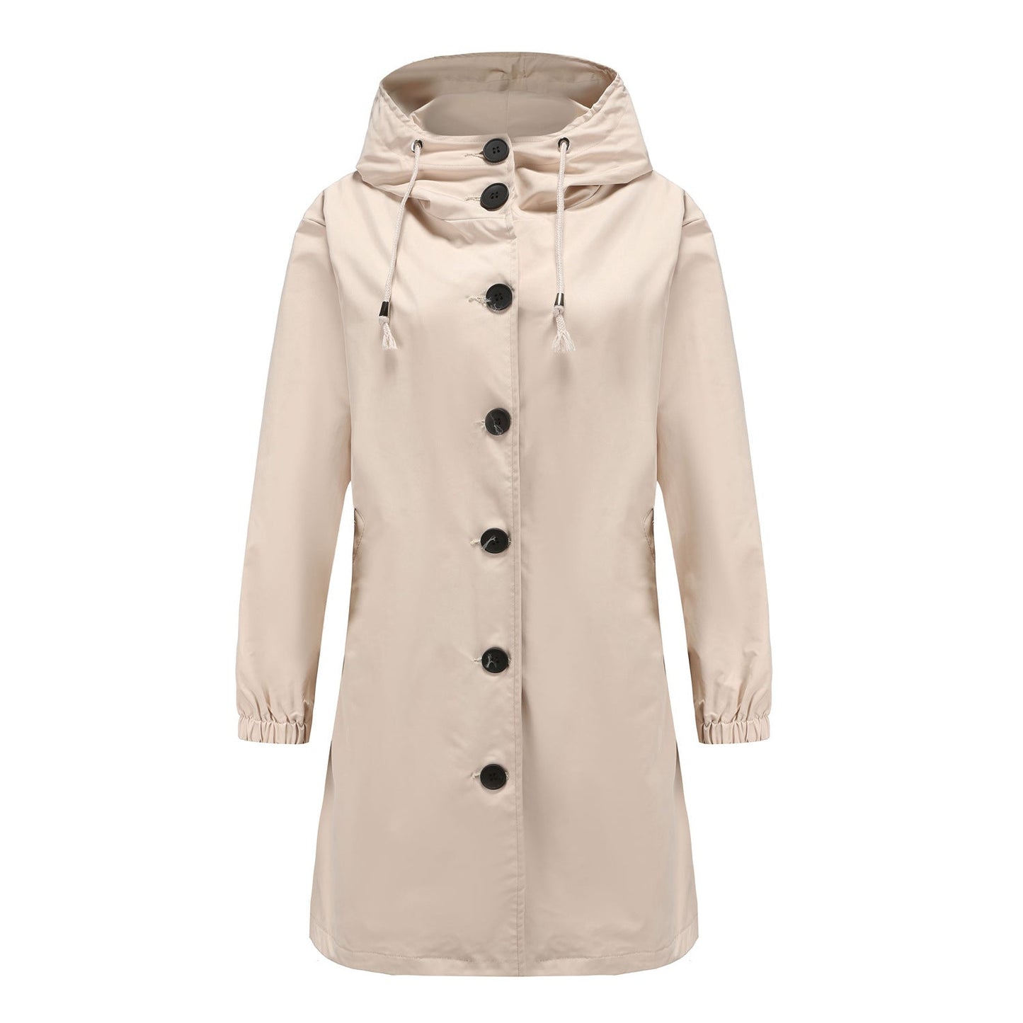 Eleganter Zweireihiger Trenchcoat mit Gürtel für Damen | Ideal für den Winter