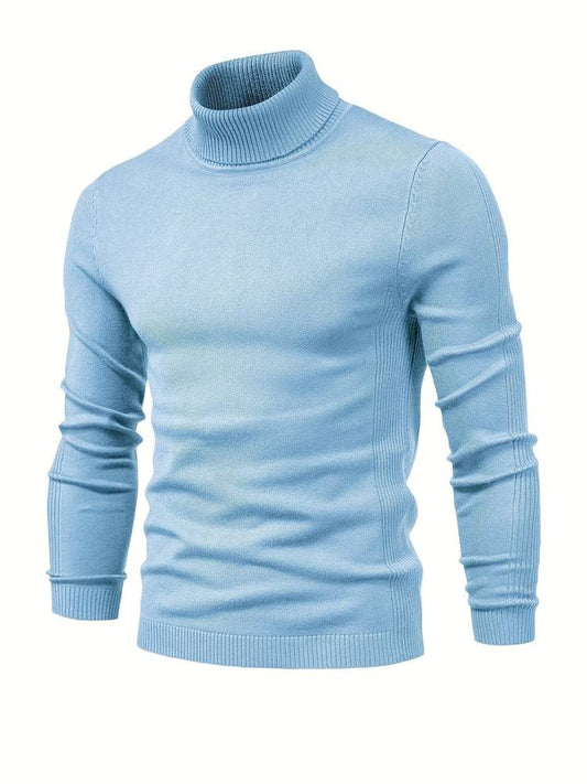 Slim-Fit Rollkragen Pullover Für Herren