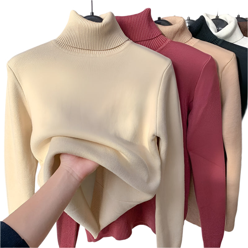 Weicher Turtleneck Strickpullover Für Damen | Ideal für den Winter