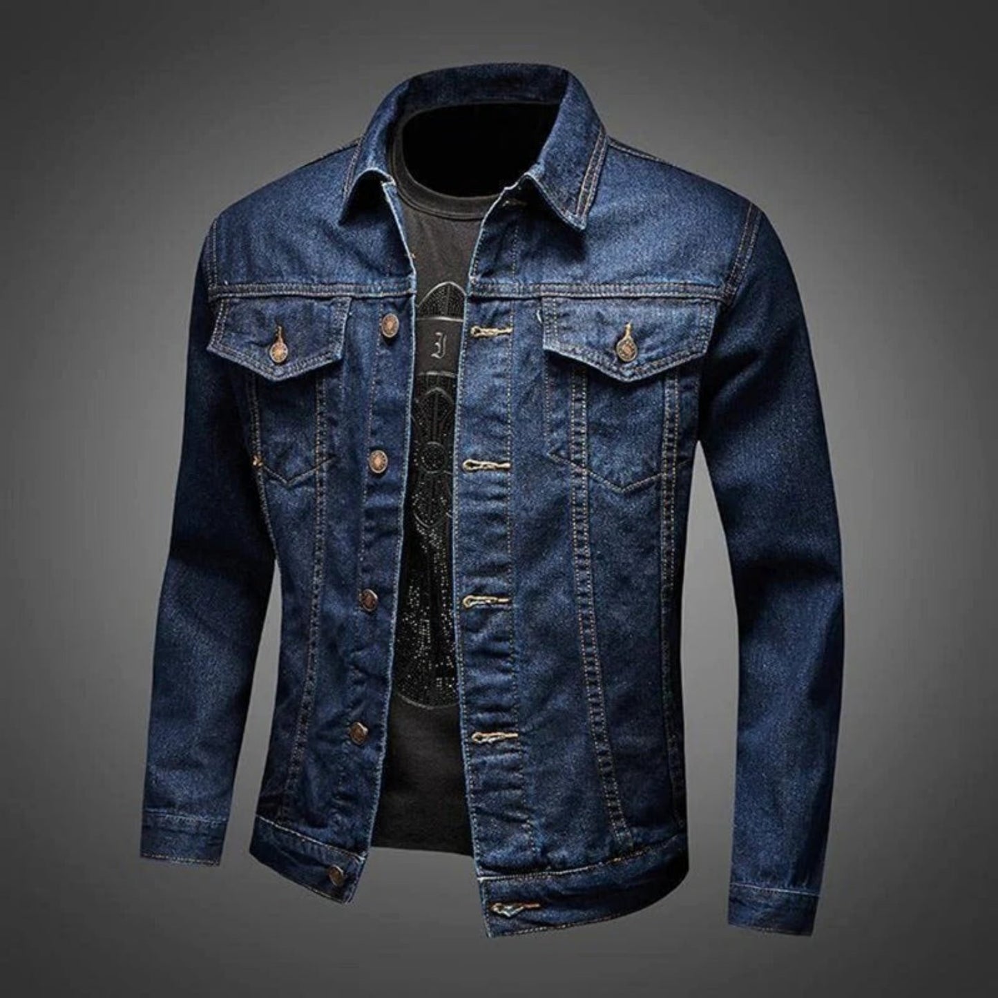 Dejan - Denim Jacket - Lässig - Modisch - Ideal für Herbst/Winter