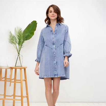 Denise - Denim-Kleid für Frauen