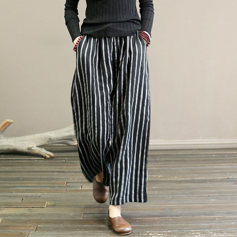 Alarice - Hose mit weitem Bein - Lässig - Moderner Stil - Alltagskleidung