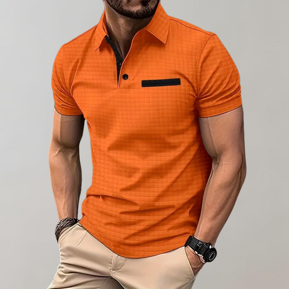 Heller - Herren Poloshirt - Lässig - Moderner Stil - Alltagskleidung